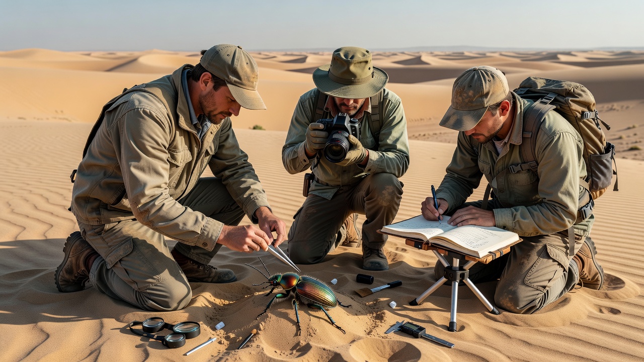 New Endemic Beetle Cataloged in Shifting Dunefield Sands